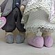Bunnies Rosie and Ray. Tilda Toys. Handmade from Veronika. My Livemaster. Фото №6