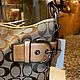 Заказать Винтаж: Сумка через плечо Coach New York Unisex из фирменного холста и кожи. Chic bags. Ярмарка Мастеров. . Сумки винтажные Фото №3