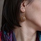Заказать Серьги Солнце Майя. Ольга Третьяк. Ярмарка Мастеров. . Серьги классические Фото №3