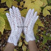 Аксессуары handmade. Livemaster - original item Openwork Down Knitted Gloves Style. Handmade.