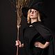 Leather Witch Hat. Subculture hats. Workshop Sokol. My Livemaster. Фото №4