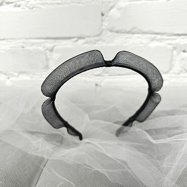 Украшения ручной работы. Ярмарка Мастеров - ручная работа Ободок сетка "Космос". Handmade.