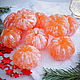 Soap Mandarin peeled large 90 gr, Soap, Moscow,  Фото №1