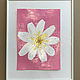 Picture of a white daisy on a pink background with rhinestones 'On pink' 38h27cm. Pictures. chuvstvo-pozitiva (chuvstvo-pozitiva). My Livemaster. Фото №6