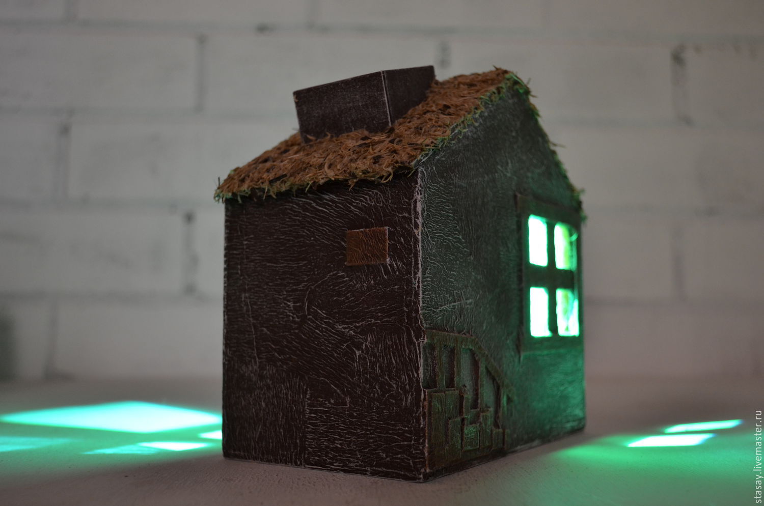 Домики ночник из картона своими руками