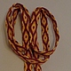 Belt kumihimo `Golden snake` 
length 132 cm 
width 1.5 cm