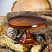 Для дома и интерьера handmade. Livemaster - original item Tortorice of SIBERIAN pine stand for your cupcakes and cakes #T2. Handmade.
