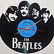Настенные часы из пластинки "The Beatles", Часы из виниловых пластинок, Москва,  Фото №1