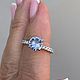 Продано! 16. Кольцо с иолитом 1.10 ct Натуральные камни. Кольца. Елена. Ярмарка Мастеров.  Фото №5