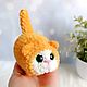 Заказать Вязаный котик игрушка. Olyalya_toys. Ярмарка Мастеров. . Мягкие игрушки Фото №3