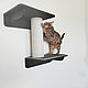 Order Double shelf with scratching post. VIMBESK. Livemaster. . Scratching Post Фото №3