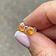 Продано! Серьги с гранатом фанта 1.7  ct. Натуральные камни. Серьги классические. Елена. Ярмарка Мастеров.  Фото №7