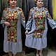 -60% Платье женское нарядное 52- 54 размер .  Русский праздник. Платья. LusyStudio. Ярмарка Мастеров.  Фото №7