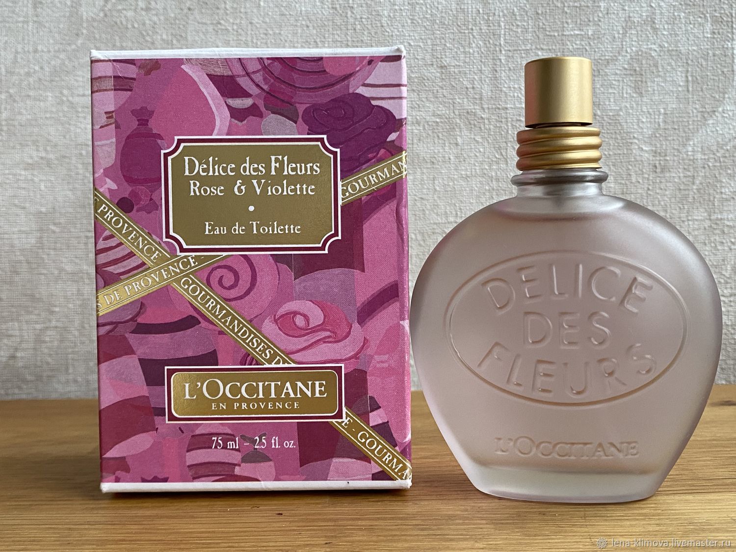 Delice des Fleurs Rose&Violette L Occitane 75мл купить в интернет-магазине  Ярмарка Мастеров по цене 11500 ₽ – U6UNGRU | Туалетная вода, Казань -