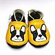 Yellow Baby Shoes, Dog Baby Bootie, Toddler Slippers, Ebooba, Footwear for childrens, Kharkiv,  Фото №1