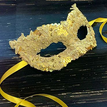 Мастерим венецианскую маску «Коломбина» для тедди или куклы