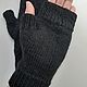 Eugene's mittens, black. Mitts. HOBBIMANIYA. My Livemaster. Фото №6