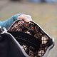 Asymmetric leather black bag crossbody. Crossbody bag. Shampi Bags. Online shopping on My Livemaster.  Фото №2