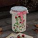 Винтажный бидон "Клевер луговой" декупаж. Банки. Nostalgie decor (Любовь). Ярмарка Мастеров.  Фото №6