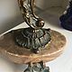 Bronze candle holder for 3 candles 'Stone flower', Holland. Vintage candlesticks. Dutch West - Indian Company. My Livemaster. Фото №5