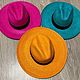 Летние соломенные шляпы с большими полям Федора из эквадорской соломы. Шляпы. МодаВойлок (moda-voilok). Интернет-магазин Ярмарка Мастеров.  Фото №2
