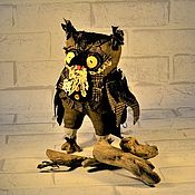 Куклы и игрушки handmade. Livemaster - original item OWL. Interior soft toy 