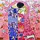 Pintura rosa modular con potalia árbol de la vida. Gustav Klimt. Pictures. Irina Bast. Artist with cat (irina-bast). Ярмарка Мастеров.  Фото №6