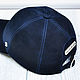 Baseball cap made of genuine suede, dark blue color, in stock!. Baseball caps. SHOES&BAGS. My Livemaster. Фото №6