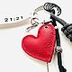 Брелок - обвес на сумку Red heart. Брелок. 21:21 bags. Ярмарка Мастеров.  Фото №5