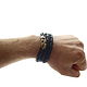 Leather bracelet ,bracelet with the wolves. Bead bracelet. MintTiger. Online shopping on My Livemaster.  Фото №2