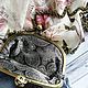 Заказать Серая бархатная сумочка через плечо "Графитовая". 'Taler accessories ' Татьяна Талер. Ярмарка Мастеров. . Сумка через плечо Фото №3