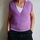Заказать Безрукавка из мохера. Ольга kymarina_knitwear_. Ярмарка Мастеров. . Жилеты Фото №3