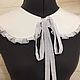  Collar / round, white. Collars. ERIO SHOP. My Livemaster. Фото №4