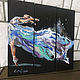 Oil painting of a ballerina on canvas, a three-part painting. Pictures. Annet Loginova. Online shopping on My Livemaster.  Фото №2