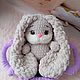 Вязаная игрушка ручной работы - Зайка "Лялечка". Амигуруми куклы и игрушки. Mir-igrushek-73. Ярмарка Мастеров.  Фото №4