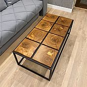 Для дома и интерьера handmade. Livemaster - original item Coffee table made of sawn elm (project d. Osinovka). Handmade.