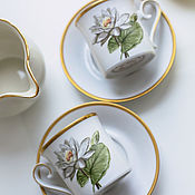 Посуда handmade. Livemaster - original item Reserve Vintage porcelain coffee pairs Eschenbach Bavaria. Handmade.