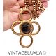 Винтаж: Винтажная цепь с подвеской от ACCESSOCRAFT NYC. Колье винтажные. Vintage Lux LA. Интернет-магазин Ярмарка Мастеров.  Фото №2