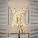 Бельевой прозрачный корсет удлиненный с бюском- ложкой. Корсеты. Shi Corset (Анна). Ярмарка Мастеров.  Фото №5