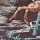 Винтаж: Ковёр антикварный шерстяной тройка 152х78 см. Ковры винтажные. Antik-vintag. Ярмарка Мастеров.  Фото №11