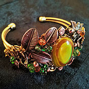 Украшения handmade. Livemaster - original item Bracelet made of copper and bronze 