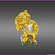 New Year's statuette 'Business Tiger' z10939, Sculpture, Chrysostom,  Фото №1