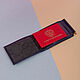ID card cover money clip. Cover. Leather Collection. My Livemaster. Фото №5