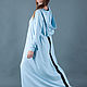 Черное, длинное платье с капюшоном из хлопка - DR0235TR. Платья. EUG FASHION. Ярмарка Мастеров.  Фото №5