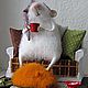 Копия работы Зимний вечер. Мягкие игрушки. Другой мир. Ксения Сетявина.. Интернет-магазин Ярмарка Мастеров.  Фото №2
