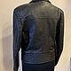Винтаж: Кожаная куртка kuzu Paris р44. Куртки винтажные. Винтажные ансамбли Vintage ensembles. Ярмарка Мастеров.  Фото №14