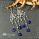 Earrings quartz 'Sophia' 925 sterling silver. Earrings. Author studio Kamelya - Polina. My Livemaster. Фото №5