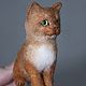 Felted toy: Ginger kitten. Felted Toy. zverki (zverki). My Livemaster. Фото №6