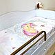 Плед-покрывало Единорог на луне (подростковое). Покрывала. Dreams little Unicorn. Интернет-магазин Ярмарка Мастеров.  Фото №2