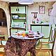 Кукольный дом для Барби Винтаж. Кукольные домики. Екатерина. Кукольная миниатюра. Интернет-магазин Ярмарка Мастеров.  Фото №2